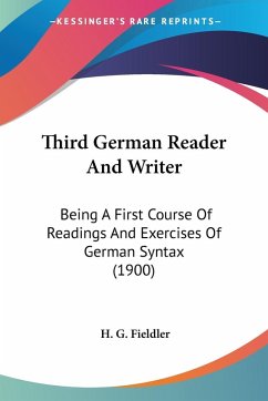 Third German Reader And Writer