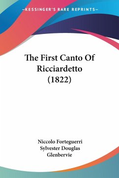 The First Canto Of Ricciardetto (1822) - Forteguerri, Niccolo