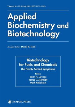 Twenty-Second Symposium on Biotechnology for Fuels and Chemicals - Davison, Brian H. / McMillan, James D. / Finkelstein, Mark (eds.)