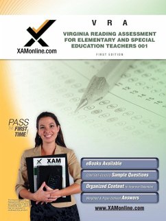 Vra 001 Virginia Reading Assessment for Elementary and Special Education Teachers Teacher Certification Test Prep Study Guide - Wynne, Sharon A.