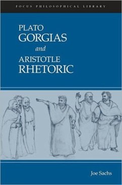 Cover Gorgias and Rhetoric