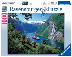 Ravensburger 15804 - Norwegischer Fjord, 1000 Teile Puzzle