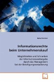 Informationsrechte beim Unternehmenskauf