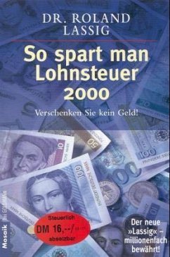 So spart man Lohnsteuer 2000