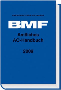 Cover Amtliches AO-Handbuch 2009