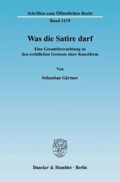 Was die Satire darf. - Gärtner, Sebastian