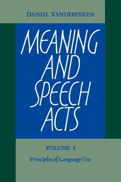 Meaning and Speech Acts - Vanderveken, Daniel