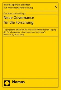 Neue Governance für die Forschung - Jansen, Dorothea (Hrsg.)