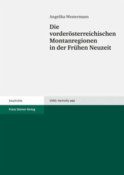 Die Vorderosterreichischen Montanregionen in Der Fruhen Neuzeit: 202 (Vierteljahrschrift Fur Sozial- Und Wirtschaftsgeschichte - B)