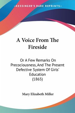 A Voice From The Fireside - Miller, Mary Elizabeth