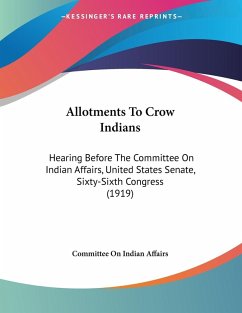 Cover Allotments To Crow Indians