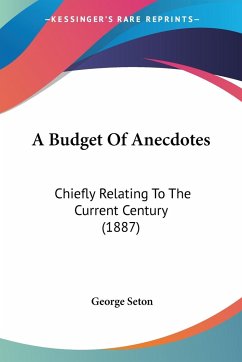 A Budget Of Anecdotes