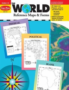 The World - Reference Maps & Forms, Grade 3 - 6 - Teacher Resource - Evan-Moor Educational Publishers