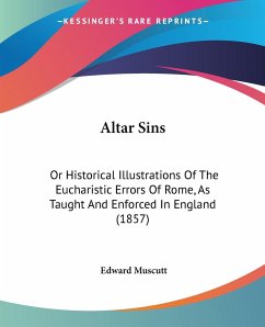 Altar Sins - Muscutt, Edward