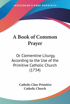 Cover A Book of Common Prayer