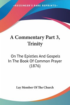 A Commentary Part 3, Trinity - Lay Member Of The Church