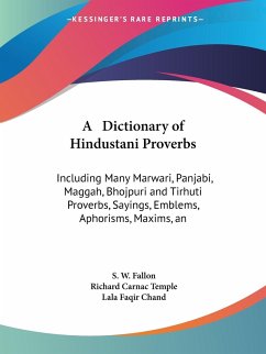 A Dictionary of Hindustani Proverbs