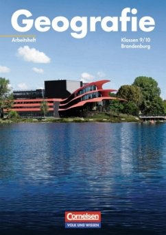 Cover Klassen 9/10, Arbeitsheft / Geografie, Ausgabe Brandenburg, Neubearbeitung