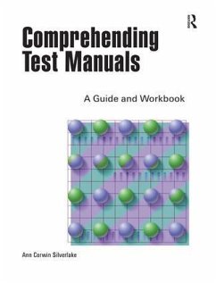 Comprehending Test Manuals - Silverlake, Ann C