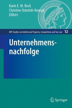 Unternehmensnachfolge - Beck, Karin E.M. / Osterloh-Konrad, Christine (Hrsg.)