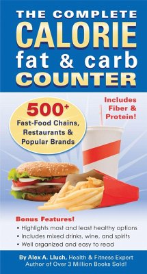 The Complete Calorie Fat & Carb Counter - Lluch, Alex A.