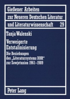 Verweigerte Entstalinisierung - Walenski, Tanja