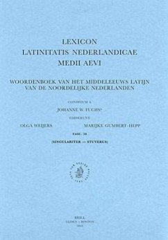 Lexicon Latinitatis Nederlandicae Medii Aevi, Fascicle 58 - Gumbert-Hepp, M.; Fuchs, J W; Weijers, O.