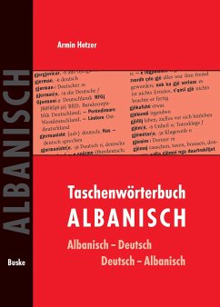 Taschenwörterbuch Albanisch-Deutsch / Deutsch-Albanisch - Hetzer, Armin