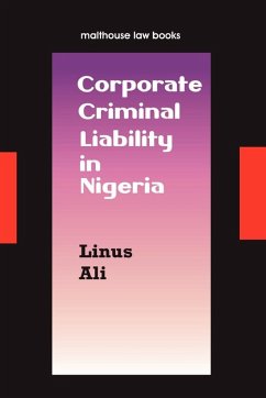 Cover Corporate Criminal Liability in Nigeria