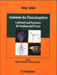 Anatomie der Haussäugetiere, 2 Bde., Bd.2, Organe, Kreislaufsystem und Nervensystem König, H E and Liebich, Hans G
