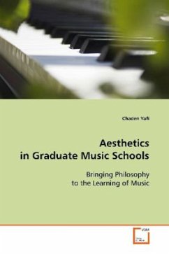 Aesthetics in Graduate Music Schools - Yafi, Chaden