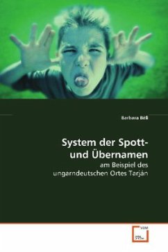 System der Spott- und Übernamen - Béli, Barbara