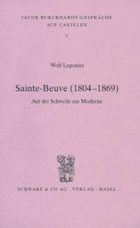 Sainte-Beuve (1804-1869) - Lepenies, Wolf