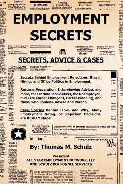 Employment Secrets - Schulz, Thomas M.