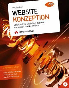 Website-Konzeption: Erfolgreiche Websites planen, umsetzen und betreiben (DPI Grafik) - Jacobsen, Jens
