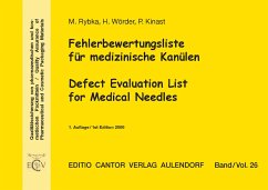 Cover Fehlerbewertungsliste für medizinische Kanülen