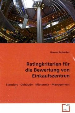 Cover Ratingkriterien für die Bewertung von Einkaufszentren