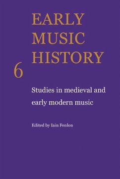 Cover Early Music History