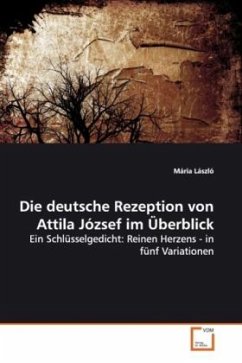 Die deutsche Rezeption von Attila József im Überblick - László, Mária