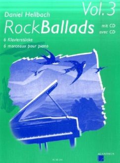 Rock Ballads, m. Audio-CD, für Klavier - Hellbach, Daniel