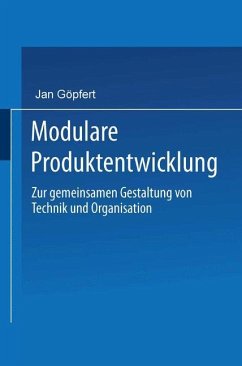Modulare Produktentwicklung - Göpfert, Jan