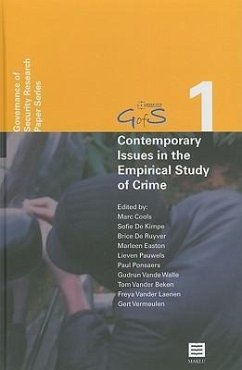 Contemporary Issues in the Empirical Study of Crime (Governance of Security Research Papers (GofS))