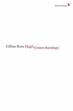 Hegel Contra Sociology - Rose, Gillian