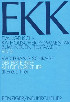 Der 1. Brief an die Korinther, EKK VII/2 - Schrage, Wolfgang