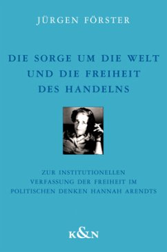 Cover Die Sorge um die Welt und die Freiheit des Handelns