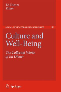 Culture and Well-Being - Diener, Ed (ed.)