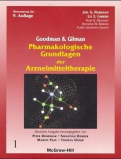 Pharmakologische Grundlagen der Arzneimitteltherapie, 2 Bde. - Hardman, Joel G; Limbird, Lee E; Molinoff, Perry B; Ruddon, Raymond W; Gilman, Alfred Goodman