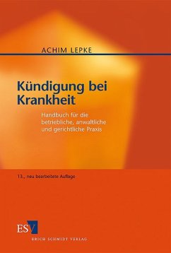 Kündigung bei Krankheit - Lepke, Achim