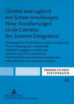 «Gerettet und zugleich von Scham verschlungen». Neue Annäherungen an die Literatur der «Inneren Emigration»