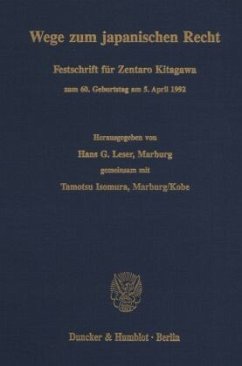 Cover Wege zum japanischen Recht.